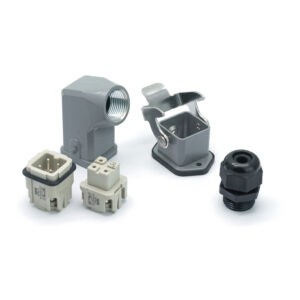 Промышленный прямоугольный разъем (комплект) ZJHK HA-003-SE-BK-1L-PG11 (K000000002)