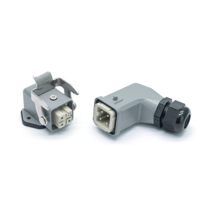 Промышленный прямоугольный разъем (комплект) ZJHK HA-003-SE-BKSE-1L-M20 (K000000011)