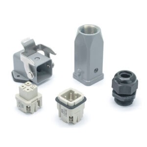 Промышленный прямоугольный разъем (комплект) ZJHK HA-003-TE-BKSE-1L-M20 (K000000013)