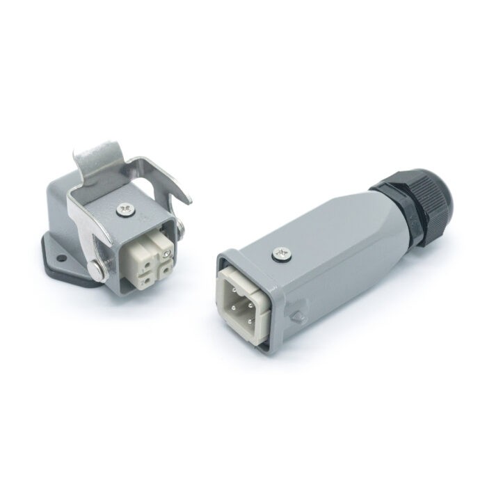 Промышленный прямоугольный разъем (комплект) ZJHK HA-003-TE-BKSE-1L-M20 (K000000013)