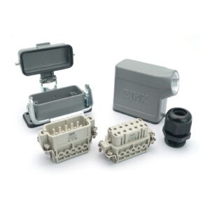 Промышленный прямоугольный разъем (комплект) ZJHK HA-010-SE-BK-1L-MCV-PG16 (K000000076)
