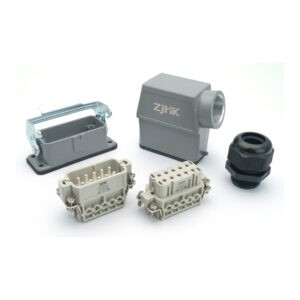 Промышленный прямоугольный разъем (комплект) ZJHK HA-010-SEH-BK-1L-M25 (K000000057)