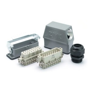 Промышленный прямоугольный разъем (комплект) ZJHK HA-016-SEH-BK-1L-PG21 (K000000131)