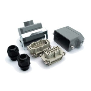 Промышленный прямоугольный разъем (комплект) ZJHK HE-010-SE-CCT-1L-2PG16 (K000000474)