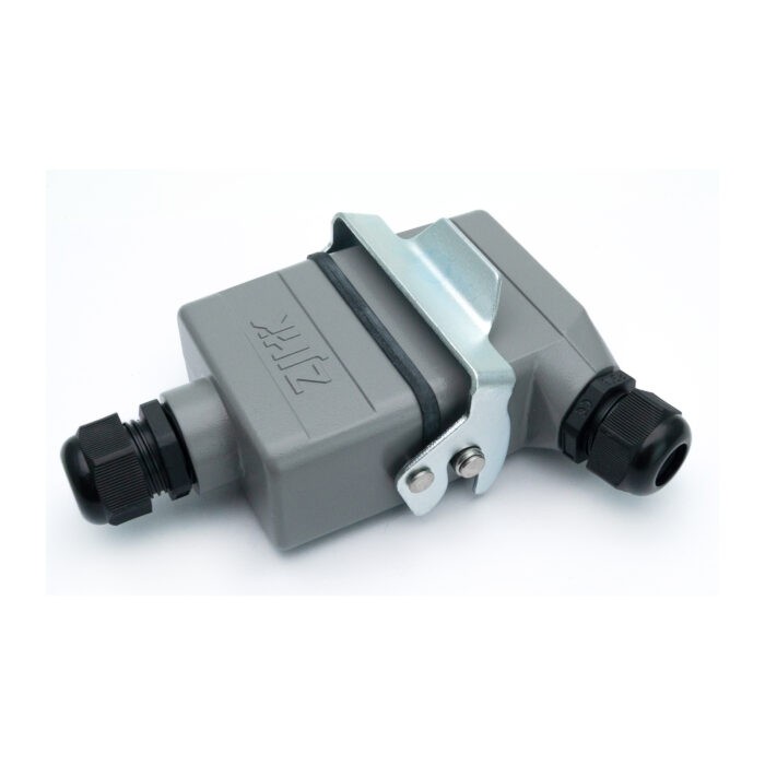 Промышленный прямоугольный разъем (комплект) ZJHK HE-010-SE-CCT-1L-2PG16 (K000000474)