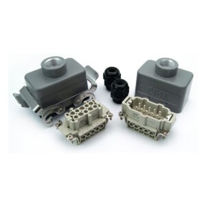 Промышленный прямоугольный разъем (комплект) ZJHK HE-010-TE-CCT-2L-2M20 (K000000607)