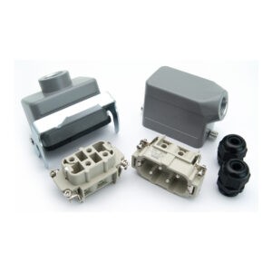 Промышленный прямоугольный разъем (комплект) ZJHK HSB-004-SE-CCT-1L-2M20 (K000001660)