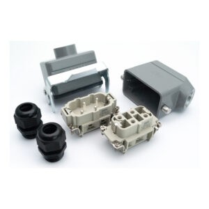 Промышленный прямоугольный разъем (комплект) ZJHK HSB-004-SE-CCT-1L-2PG16 (K000001666)