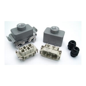 Промышленный прямоугольный разъем (комплект) ZJHK HSB-004-TE-CCT-2L-2M20 (K000001839)