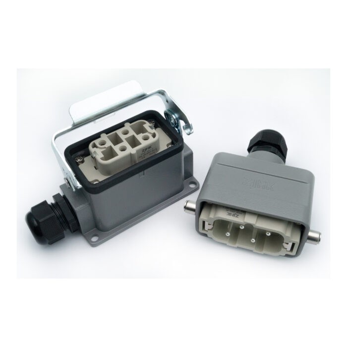 Промышленный прямоугольный разъем (комплект) ZJHK HSB-004-TE-SF-1L-2PG16 (K000001747)