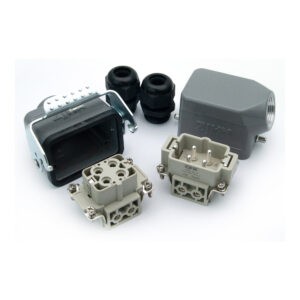 Промышленный прямоугольный разъем (комплект) ZJHK HSBS-004-SE-CCT-1L-2PG16 (K000001491)