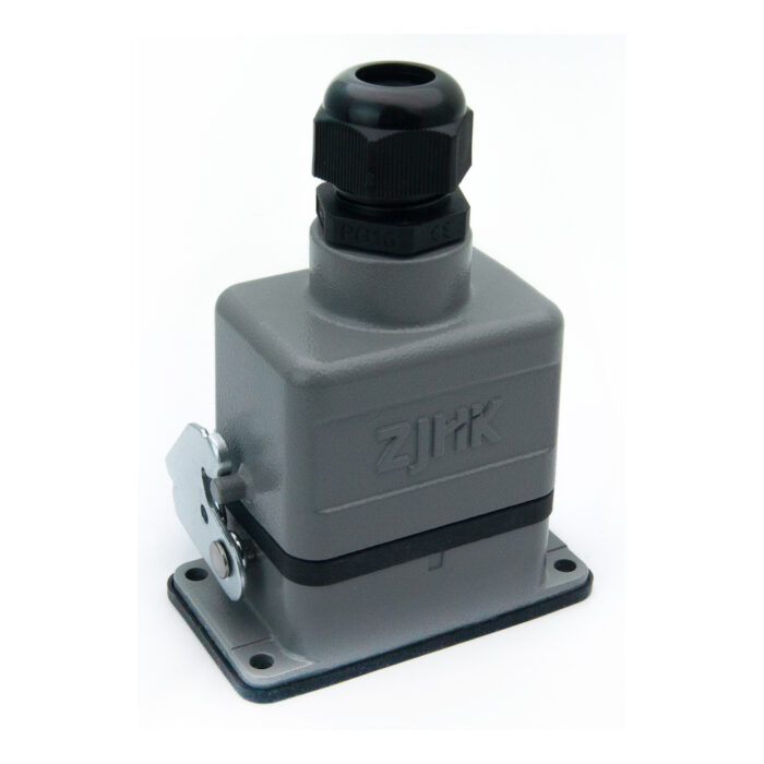 Промышленный прямоугольный разъем (комплект) ZJHK HSBS-004-TE-BK-1L-PG16 (K000001439)