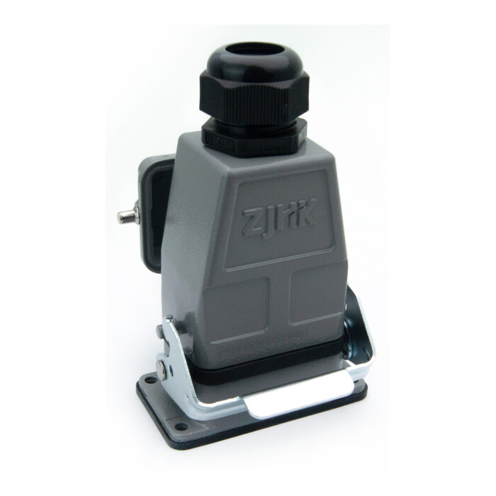 Промышленный прямоугольный разъем (комплект) ZJHK HSBS-004-TEH-BK-1L-MCV-PG21 (K000001480)