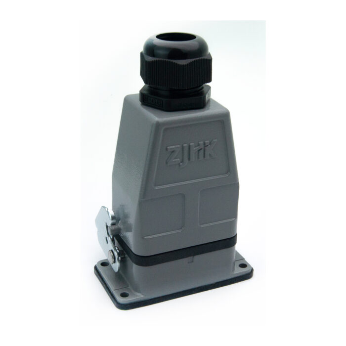 Промышленный прямоугольный разъем (комплект) ZJHK HSBS-004-TEH-BK-1L-PG21 (K000001444)
